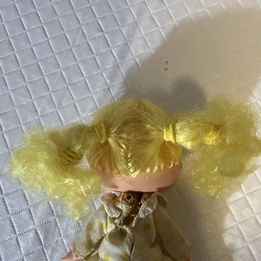 Strawberry Shortcake VINTAGE 1980's LEMON MERINGUE Doll‎ Outfit - Missing Hat
